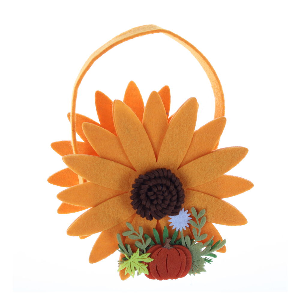 Bolsas de regalo de fieltro personalizadas para la cosecha de calabazas, decoraciones de cosecha de fábrica de China 3
