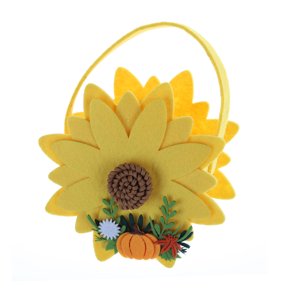 Bolsas de regalo de fieltro personalizadas para la cosecha de calabazas, decoraciones de cosecha de fábrica de China 7