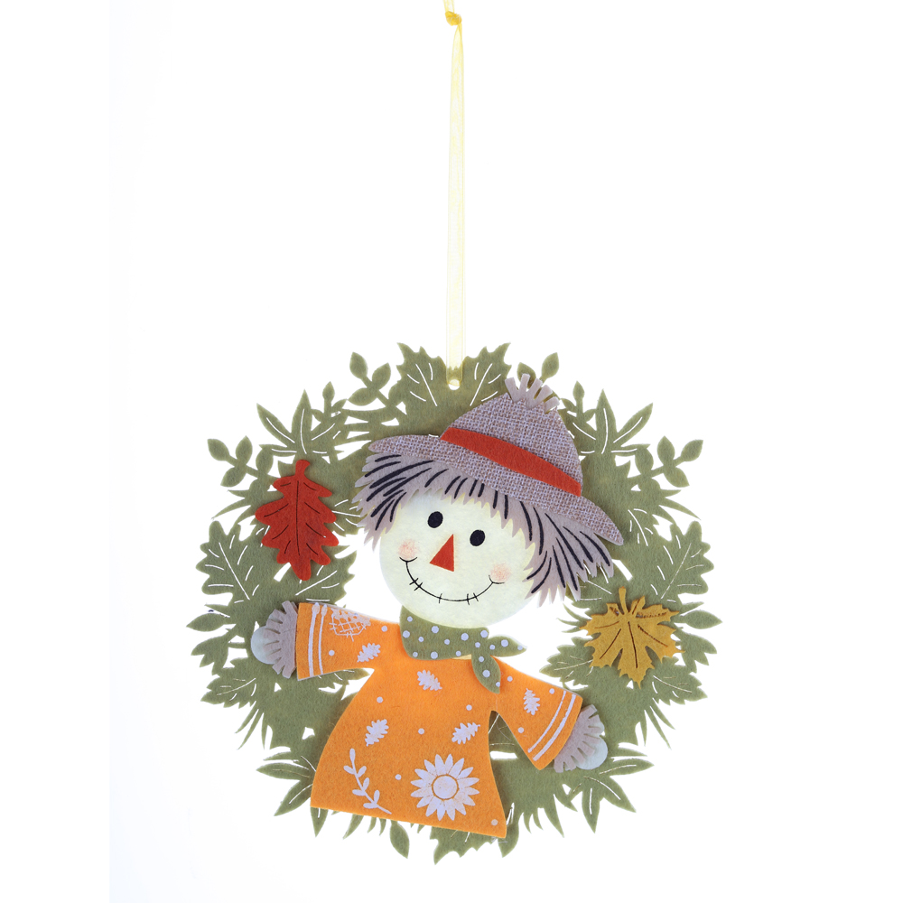 Guirnalda de calabazas de fieltro para decoración del hogar, hecha a medida, de fábrica china 2