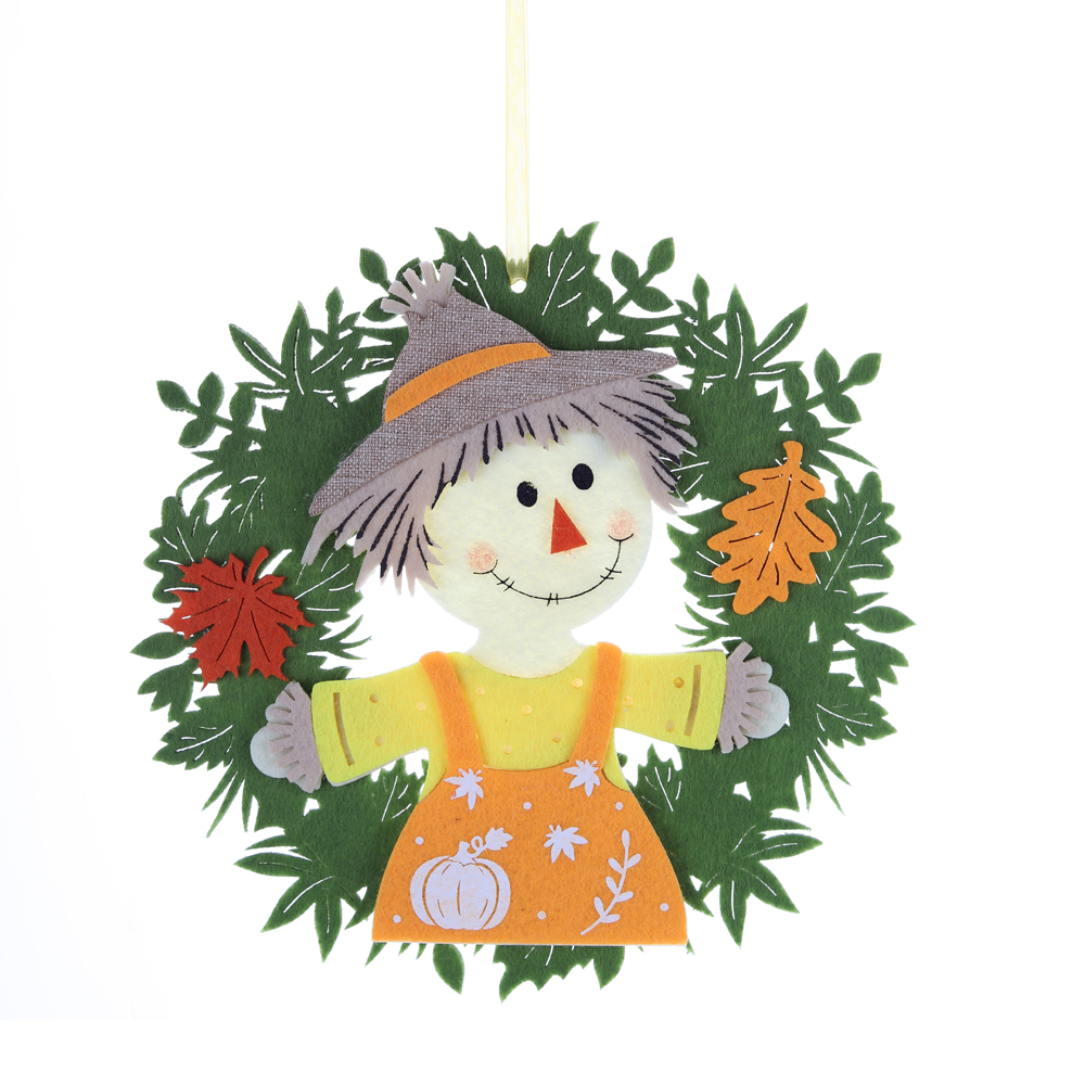 Guirnalda de calabazas de fieltro para decoración del hogar, hecha a medida, de fábrica china 4