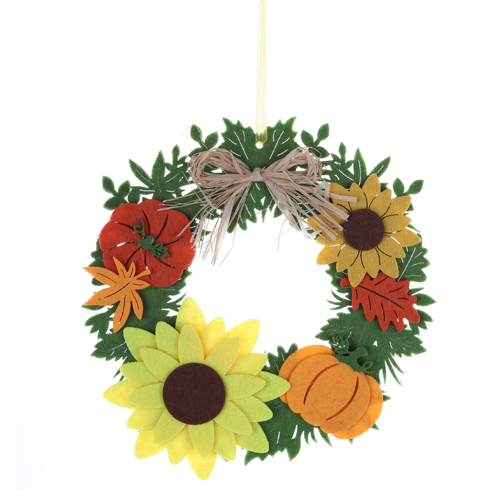 Guirnalda de calabazas de fieltro para decoración del hogar, hecha a medida, de fábrica china 3