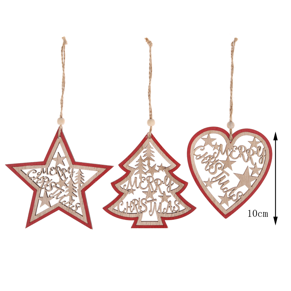 OEM-Weihnachtsbaumschmuck aus Holz Weihnachtsbaumanhänger zu verkaufen-Tangchen 9