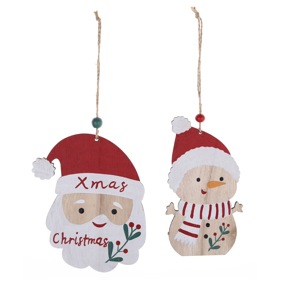 Adornos colgantes para árbol de Navidad en miniatura con forma de Papá Noel. 1