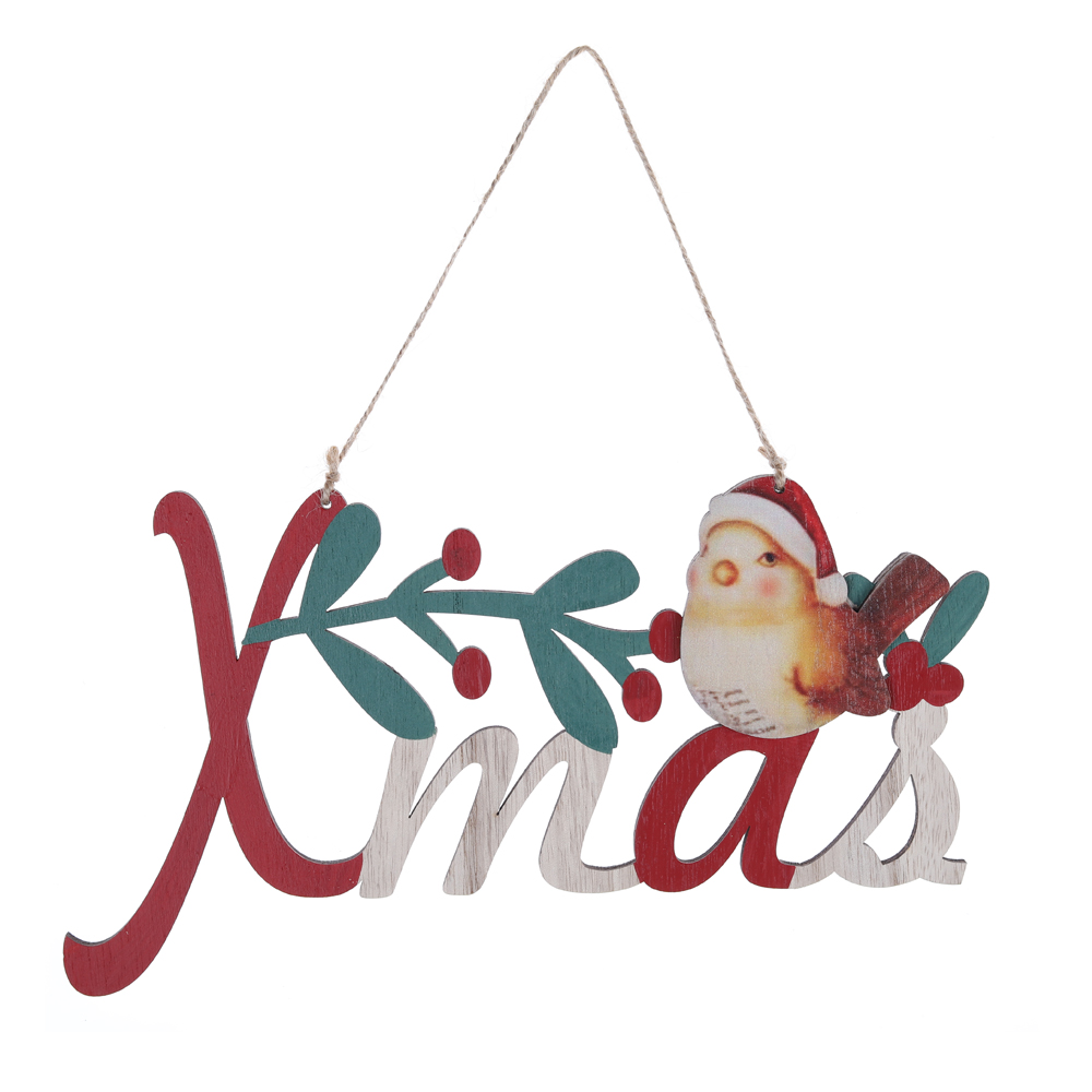 OEM Frohe Weihnachten Haustür hängende Ornamente Fabrikpreis-Tangchen 2