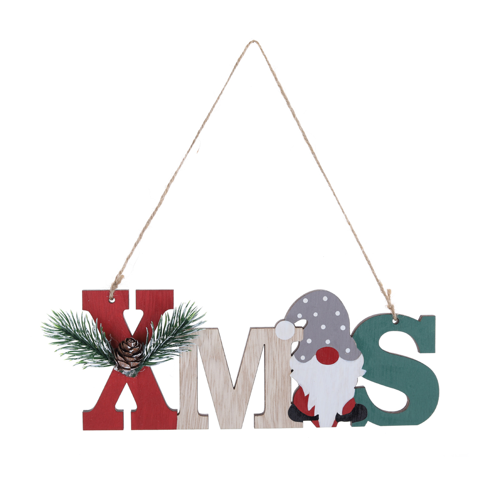 OEM Frohe Weihnachten Haustür hängende Ornamente Fabrikpreis-Tangchen 5