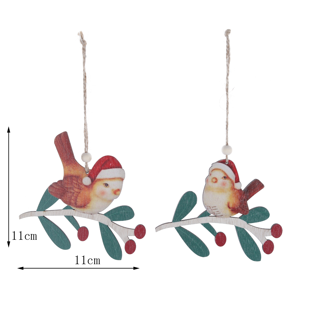 OEM Frohe Weihnachten Haustür hängende Ornamente Fabrikpreis-Tangchen 10