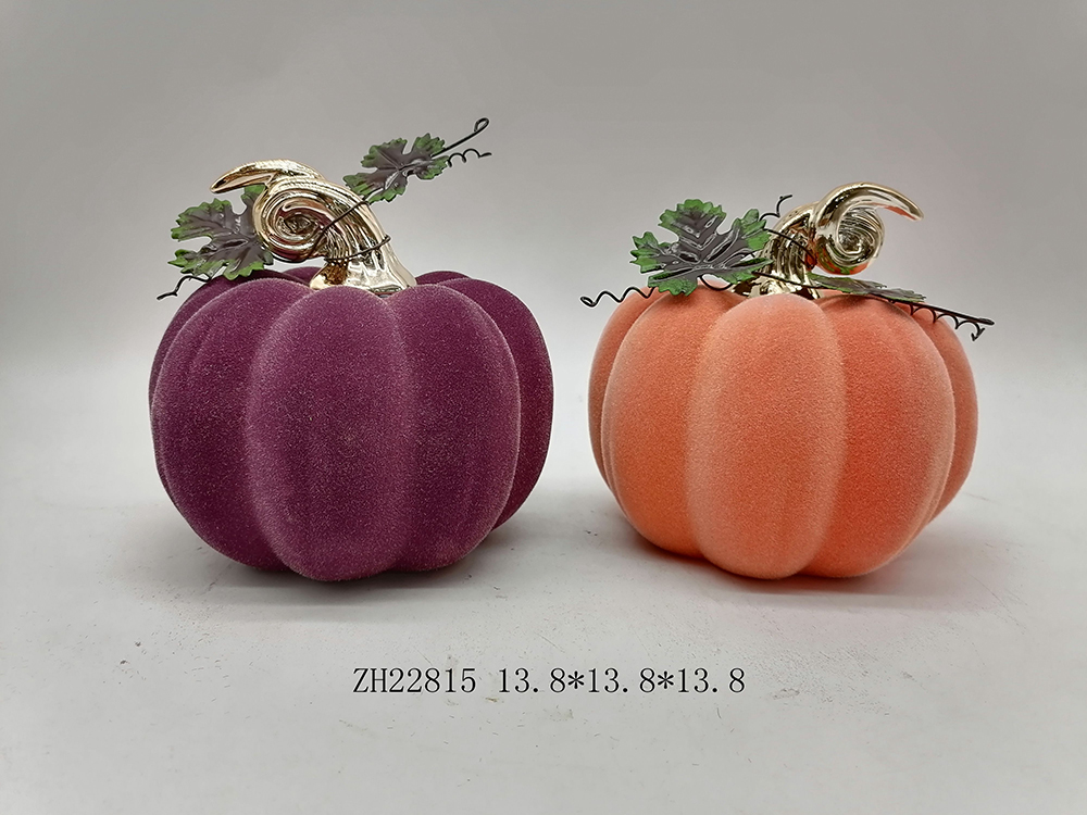 Halloween Kürbis Beflockung Handwerk Keramik Dekorationen Home Decor 3