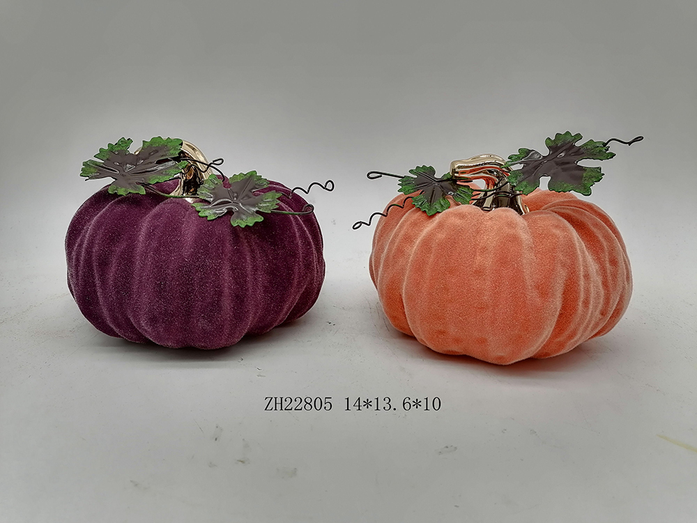 Calabazas de Halloween, decoraciones y artesanías de cerámica 3