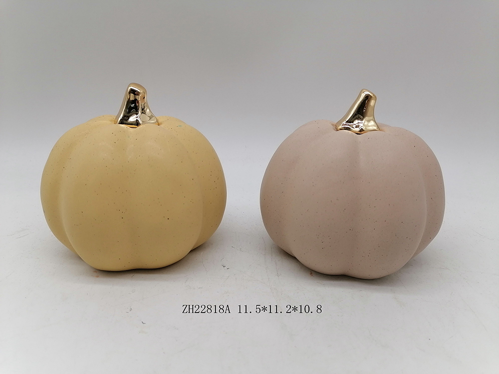 Tangchen Farbige Kürbis Halloween Keramik Dekorationen Festliche Atmosphäre Ornamente 1