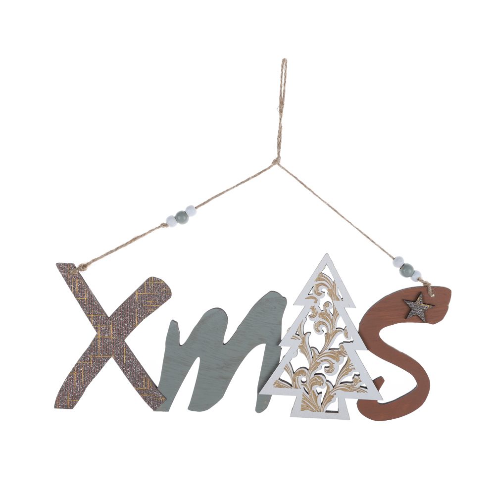 Willkommen Wand Winter rustikale Holz Weihnachten Tür hängen Urlaub Weihnachten Home Zeichen Dekoration 3