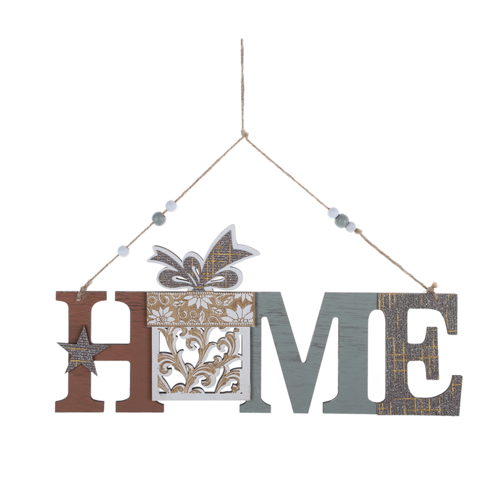 Willkommen Wand Winter rustikale Holz Weihnachten Tür hängen Urlaub Weihnachten Home Zeichen Dekoration 5
