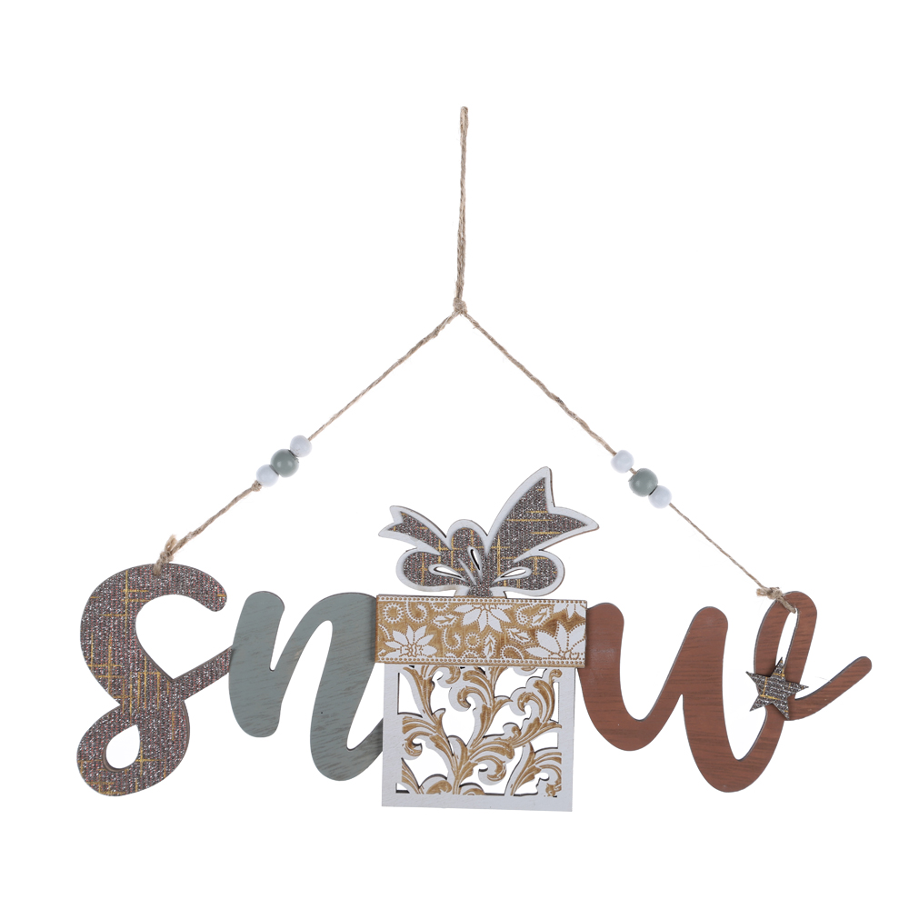 Willkommen Wand Winter rustikale Holz Weihnachten Tür hängen Urlaub Weihnachten Home Zeichen Dekoration 8
