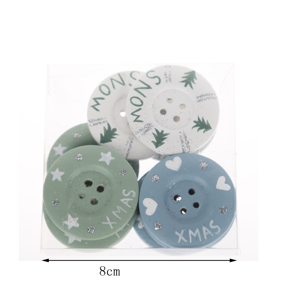 DIY Handgemachte Ornament Weihnachten Party Dekorationen Nähen Handwerk Manuelle Taste Malerei 3