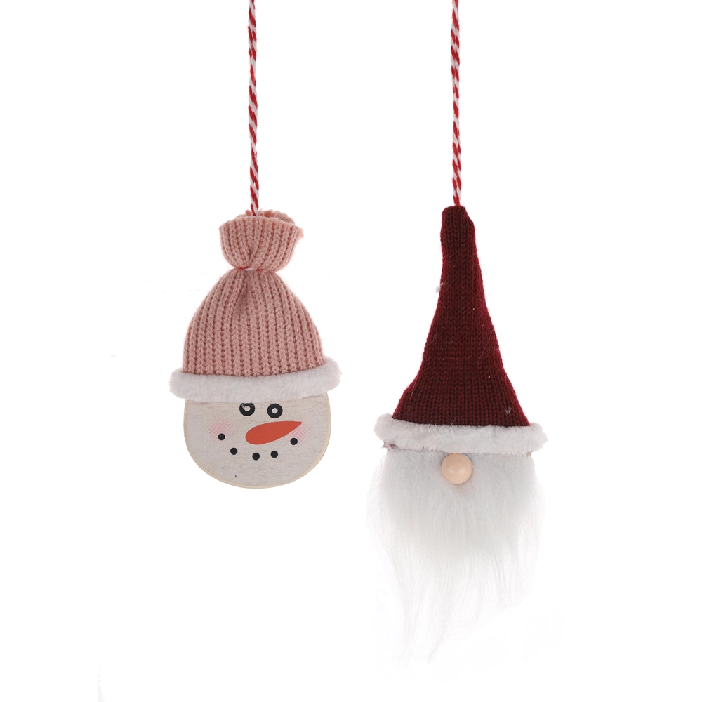 Frohe Weihnachten Holz Santa Weihnachten Haus Haustür Wandbehang Weihnachtsbaum Dekoration 1