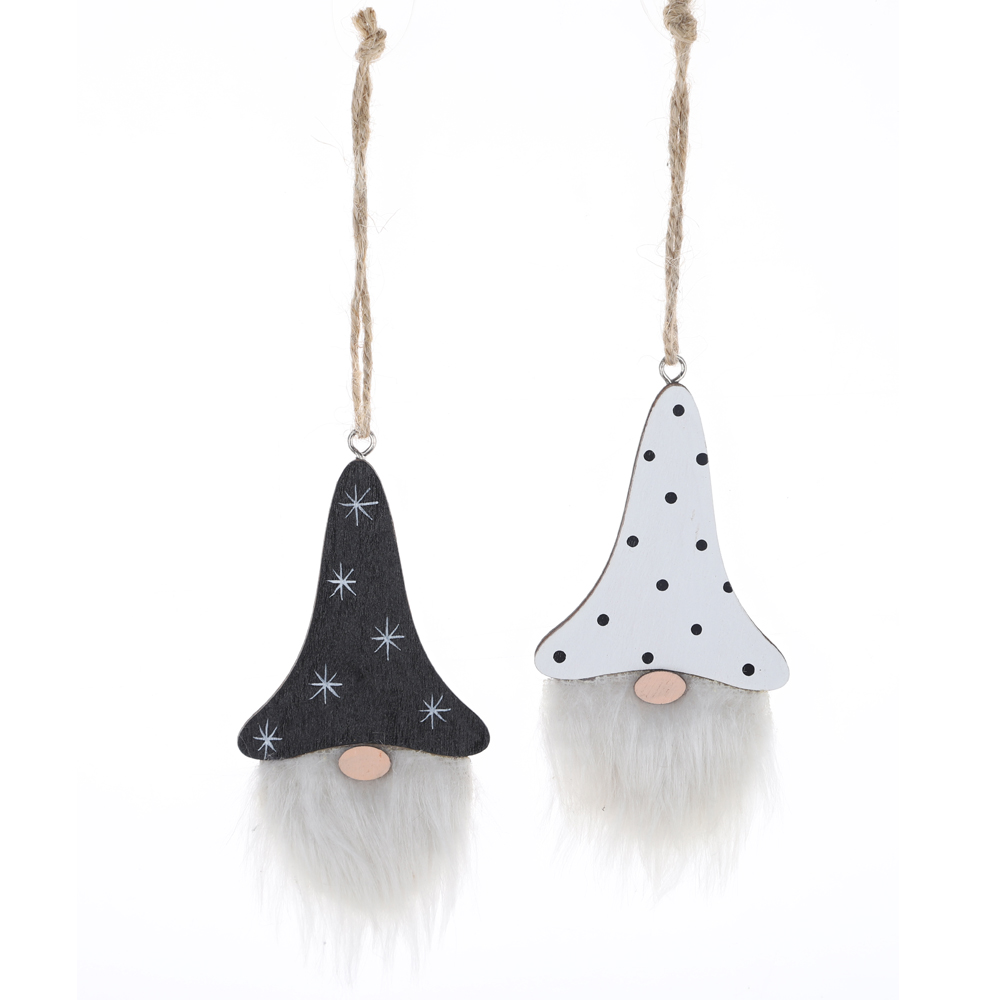 Niedliche Mini-Weihnachtsbaumdekoration, Weihnachtsmann, schwedische Zwerge, Ornamente 2