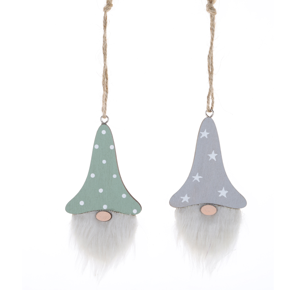 Niedliche Mini-Weihnachtsbaumdekoration, Weihnachtsmann, schwedische Zwerge, Ornamente 4