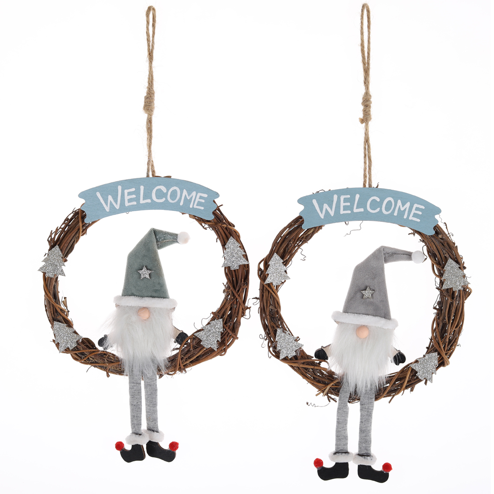 Nordic Gnome Hängen Zweig Girlande Hängen WEIHNACHTEN Baum Dekoriert Winter Urlaub Dekorationen 1