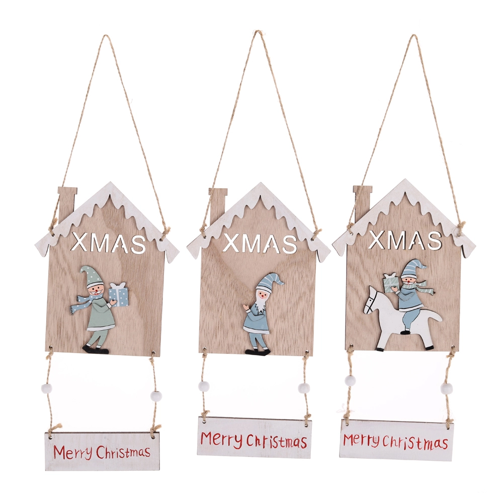 Home Decorations Merry Christmas Santa Claus Hanging Decorations Xmas Hanging Decor 1