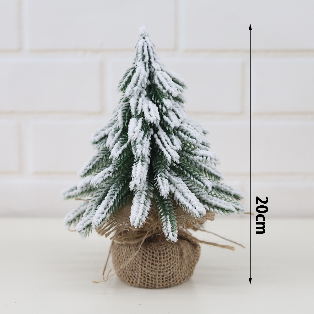 Árbol de Navidad con 3 luces y base de madera, decorado con copos de nieve. 5