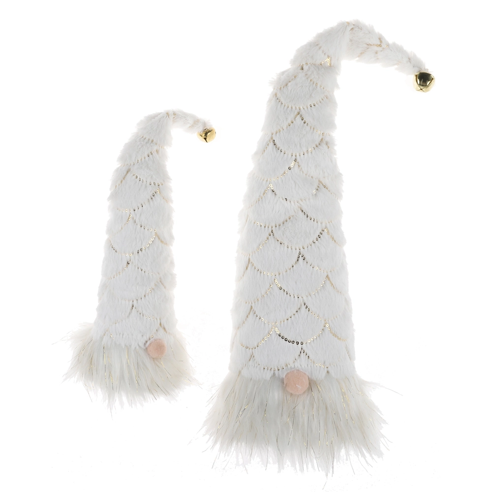 LED Gnome Light Nordic Faceless Old Man Xmas Fabric Decor Winter Warm Ornaments 1