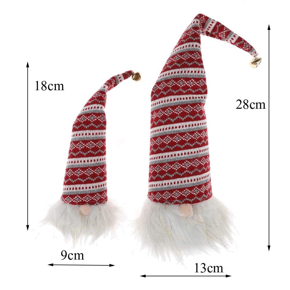 Großhandel Leuchtende Gnome Weihnachten Gesichtslosen Alten Mann Decor Winter LED Ornamente 3