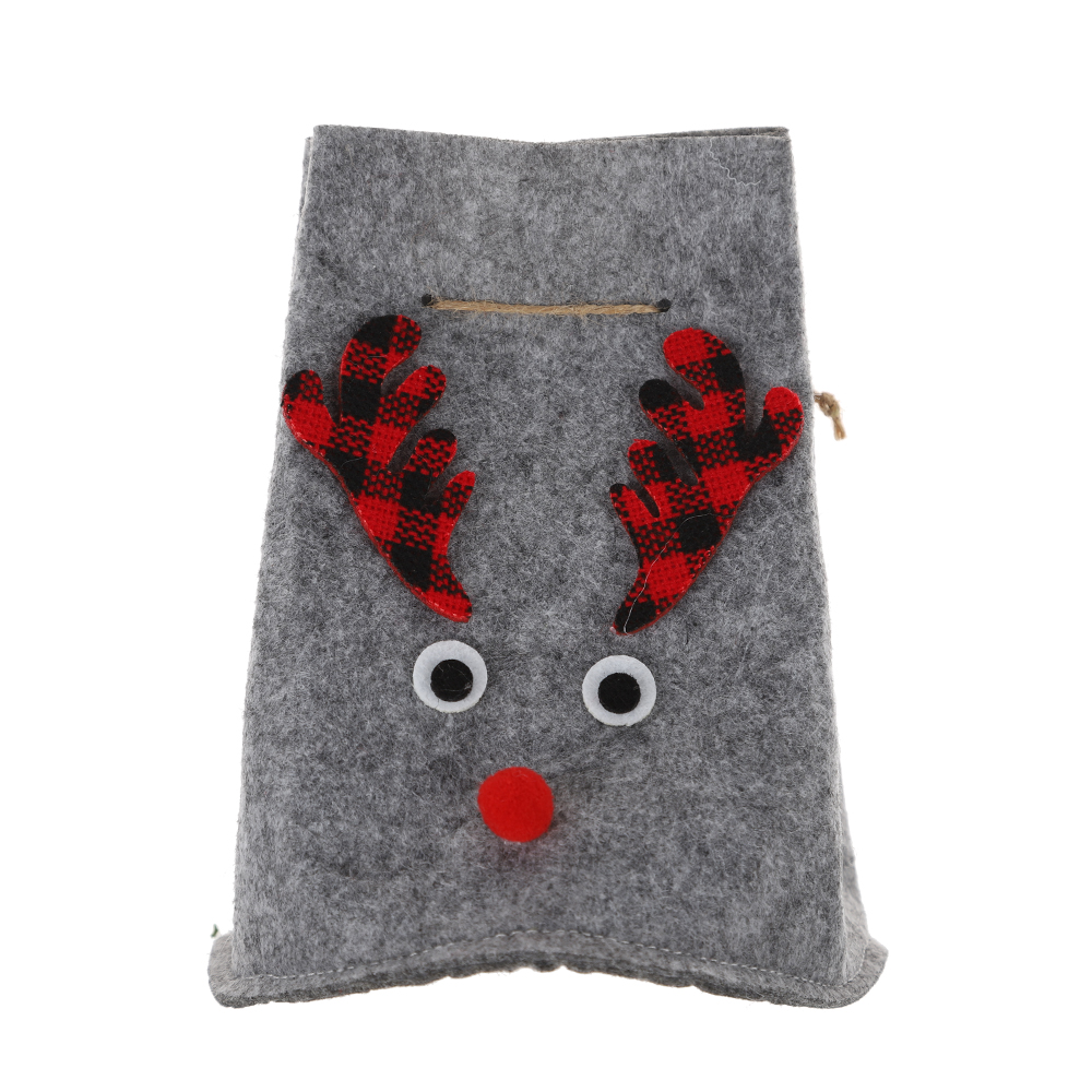 Großhandel Weihnachten Süßigkeiten Taschen Filz Geschenk Taschen Kinder Geschenke Winter Urlaub Requisiten 8