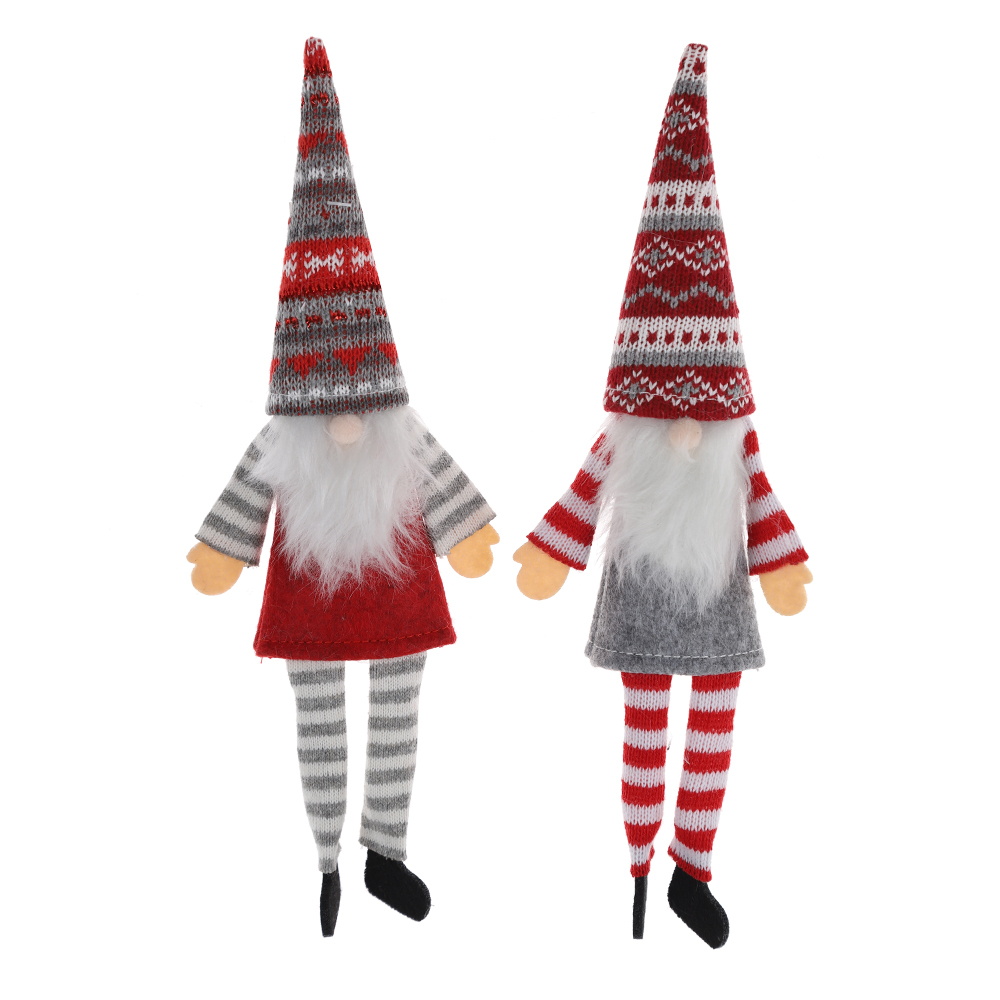 Neue Jahr Esstisch Dekor Weihnachten Gnomes Wein Flasche Abdeckung Santa Claus Wein Flasche Topper Taschen 1