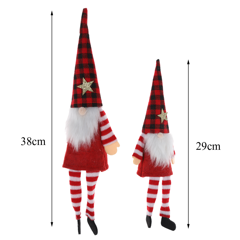 Neue Jahr Esstisch Dekor Weihnachten Gnomes Wein Flasche Abdeckung Santa Claus Wein Flasche Topper Taschen 2