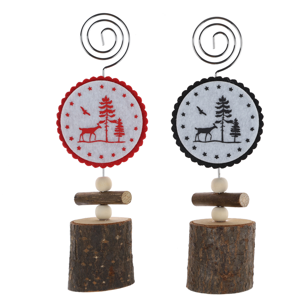 Производитель войлочных клипс для пня Elk Memo Clip Xmas Tabletop Decor Rectang 1