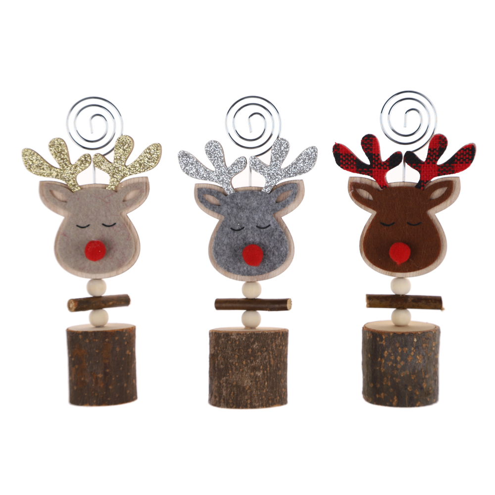 Производитель войлочных клипс для пня Elk Memo Clip Xmas Tabletop Decor Rectang 4