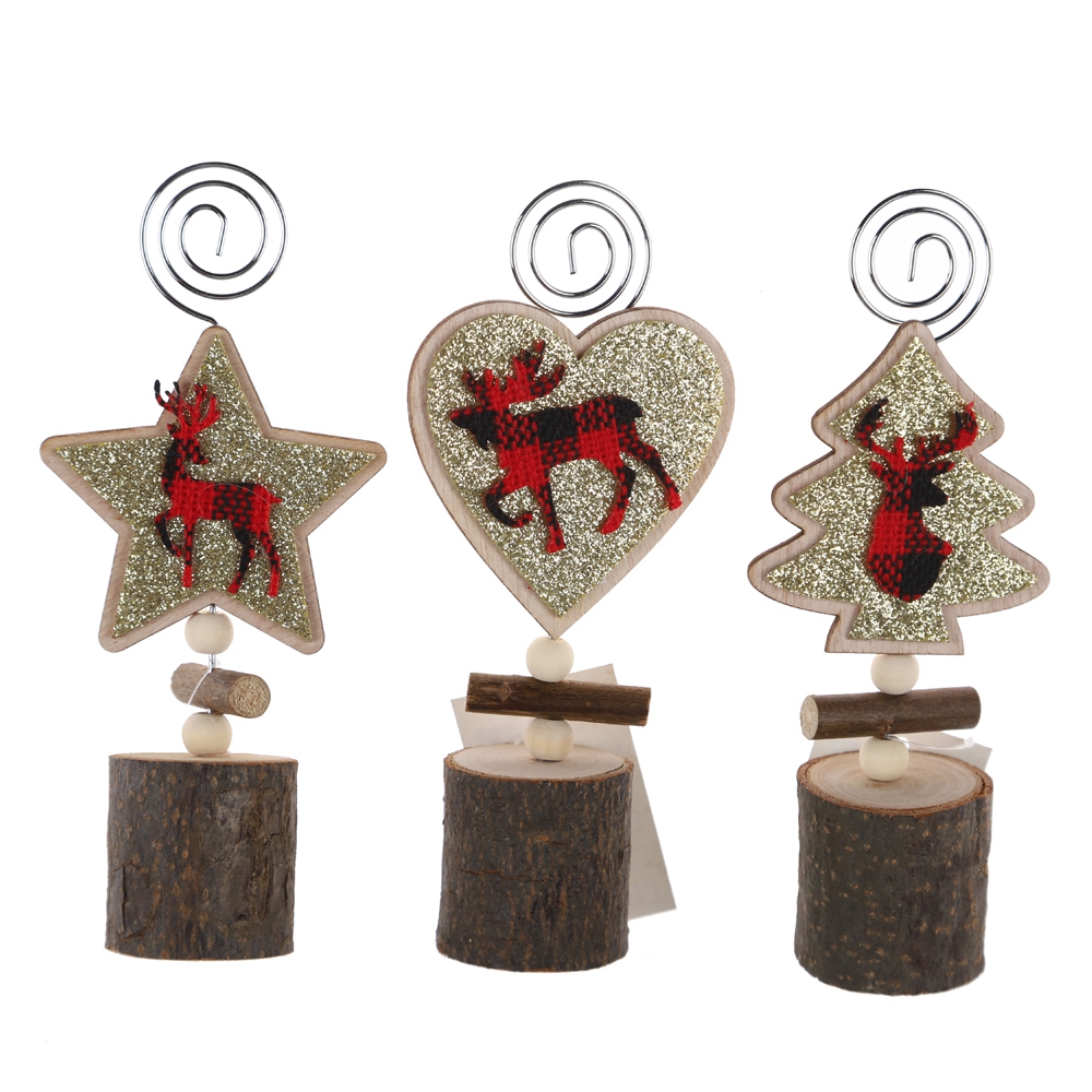 Производитель войлочных клипс для пня Elk Memo Clip Xmas Tabletop Decor Rectang 7