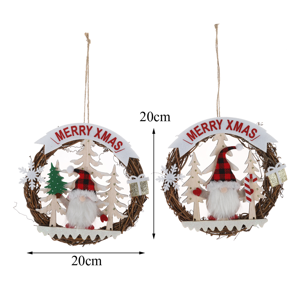 Gnomo colgante de pared navideño al por mayor, decoración de anciano sin rostro 3