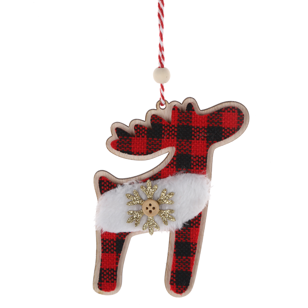 Letrero de madera con letras navideñas de Papá Noel, gnomo colgante de bienvenida para puerta, decoración colgante 7