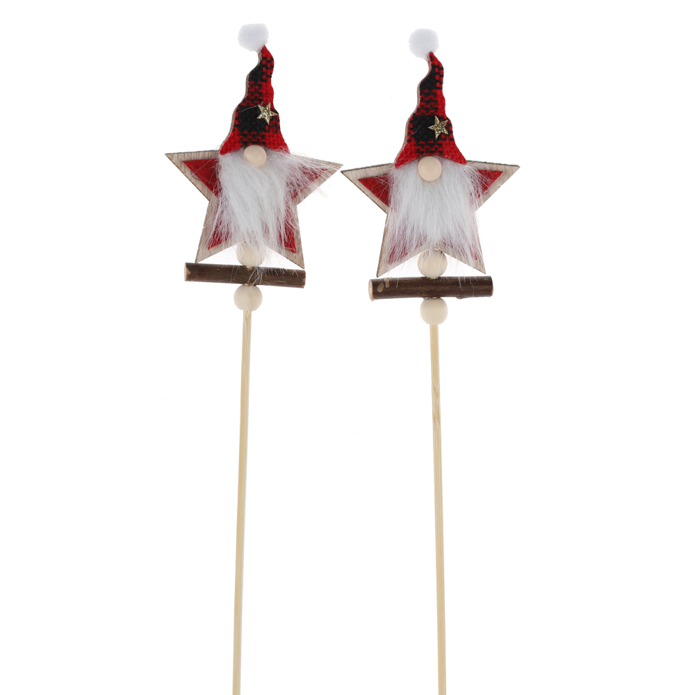 Großhandel Home Garten Dekor Gnome Aufkleber Weihnachten Pick Dekoration 2