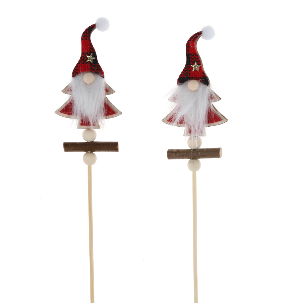 Großhandel Home Garten Dekor Gnome Aufkleber Weihnachten Pick Dekoration 5