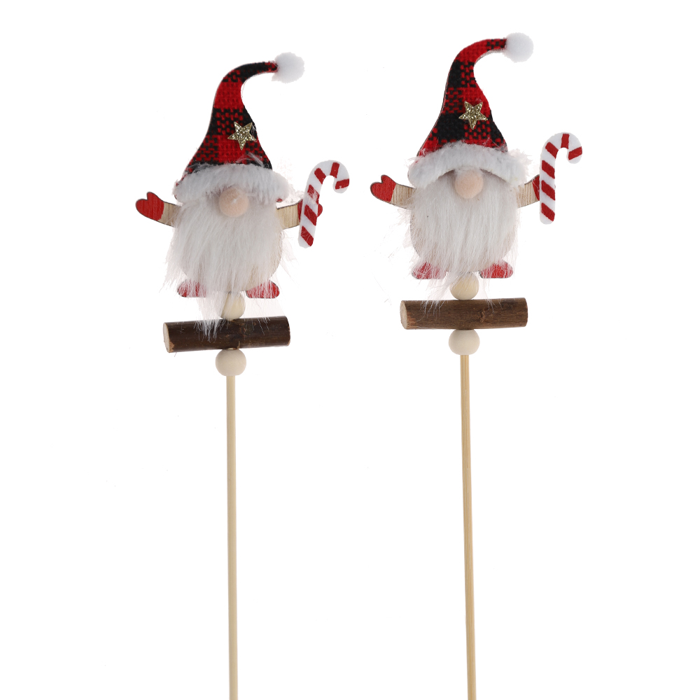 Großhandel Home Garten Dekor Gnome Aufkleber Weihnachten Pick Dekoration 7