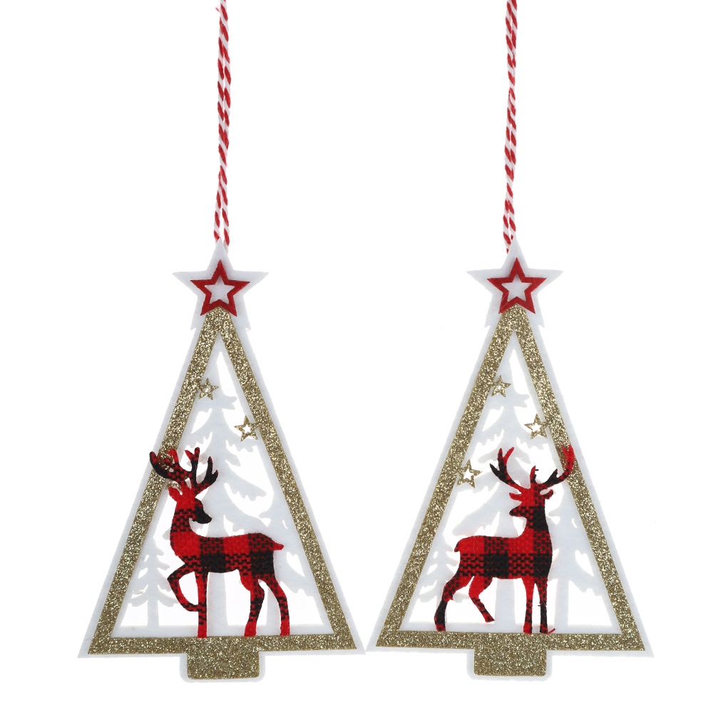 Noel Baum Dekorationen Weihnachten Kinder Handwerk Weihnachten Baum Ornament Gnome <000000> Hirsch Hängen 2