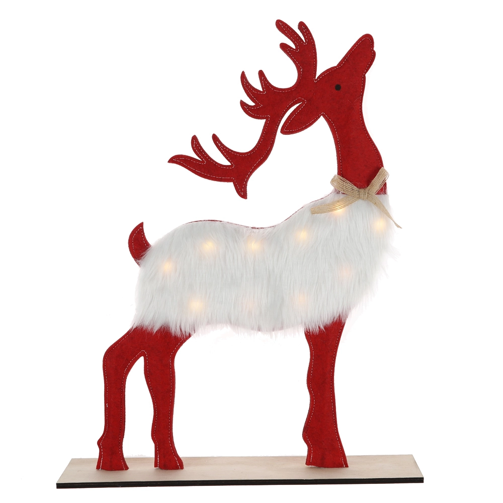 Manufacturer LED Elk Tabletop Decor Christmas Deer Winter Holiday Deco 1