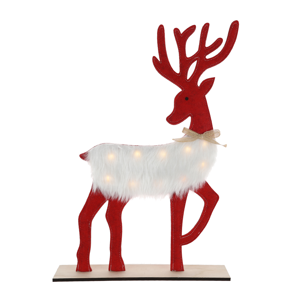 Производитель LED Elk Настольный декор Рождественский олень Зимний праздничный декор 2