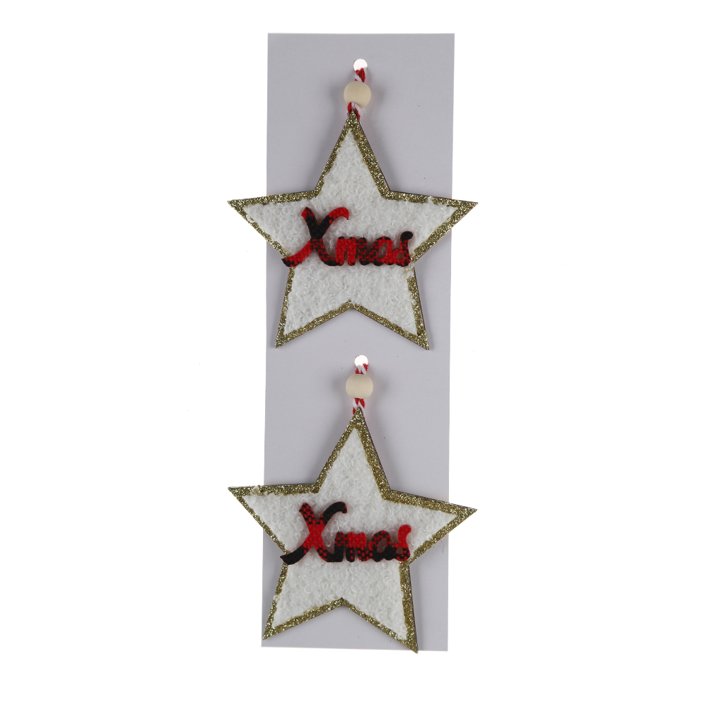 Neues Design Weihnachten Holz Hängen Weihnachtsbaum Liebe Anhänger Winter Decor 6