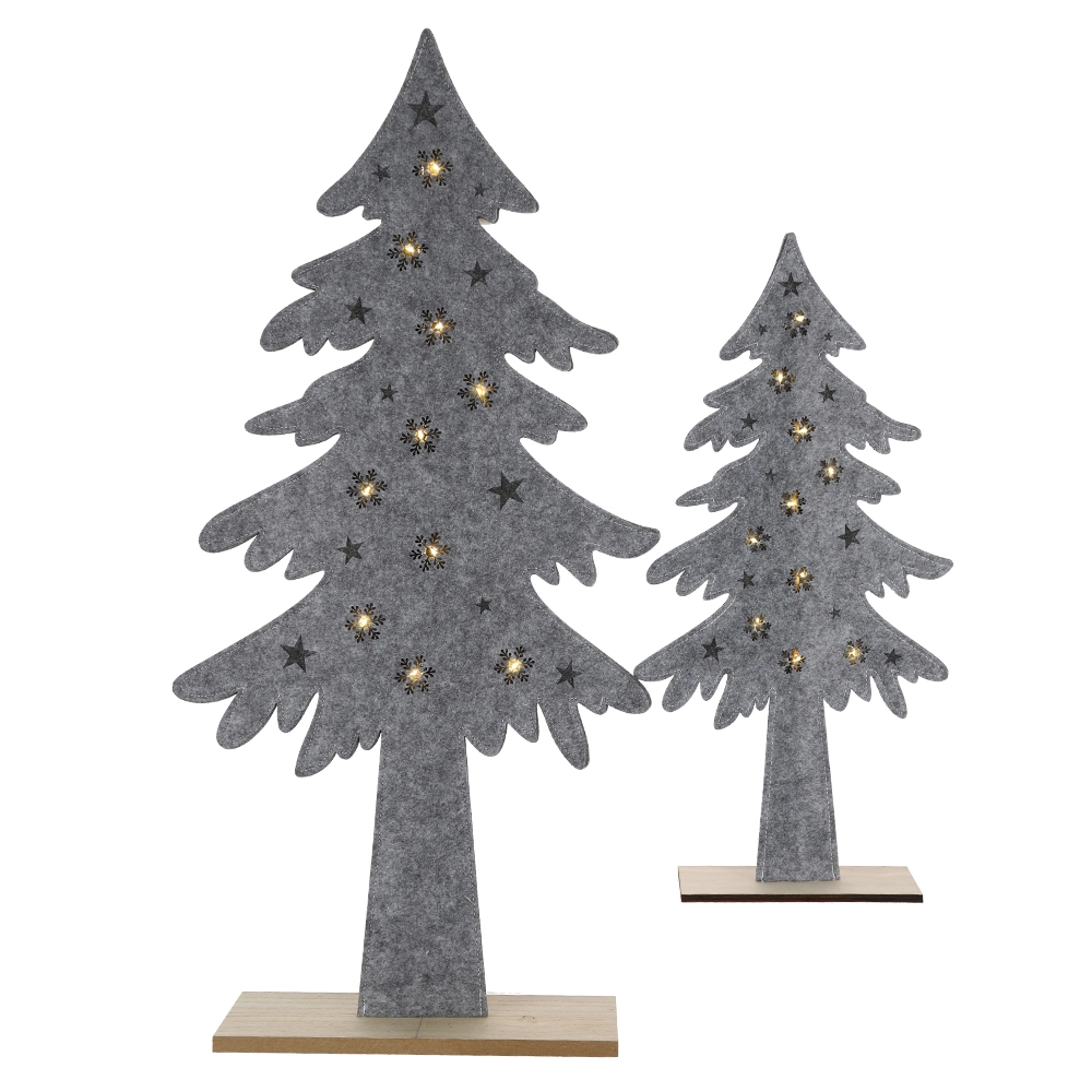 DIY Mini Wooden Table Top Christmas Tree Ornaments Display Xmas Decor Party Supplies 1