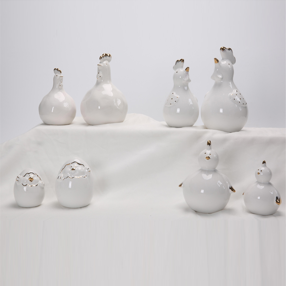 Ostern Hen Figurine Ornamente Keramik Nette Huhn Frühling Ostern Tisch Dekoration Keramik 1