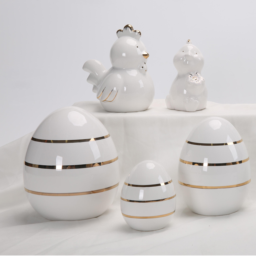 Ostern Hen Figurine Ornamente Keramik Nette Huhn Frühling Ostern Tisch Dekoration Keramik 3