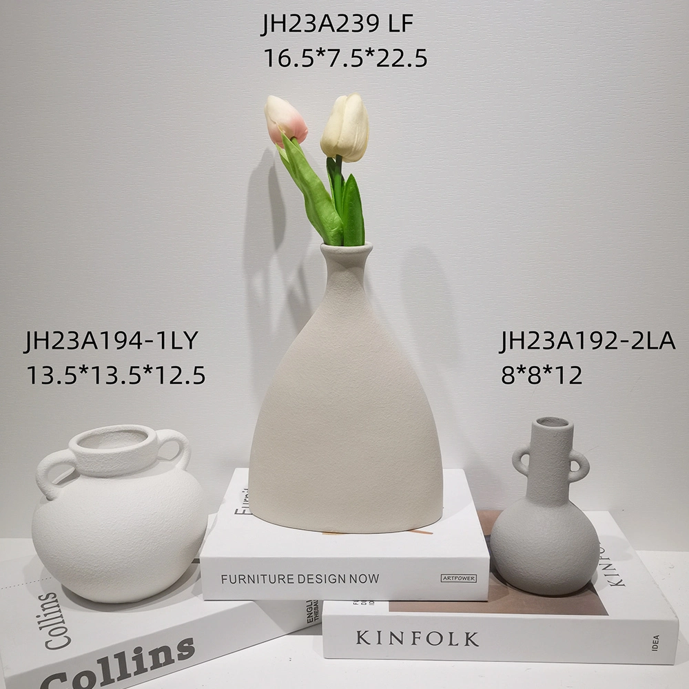 Hochzeit Abendessen Tisch Boho ins Stil Moderne Wohnkultur Weiß Donut Vase Hohl Keramik Vase 1