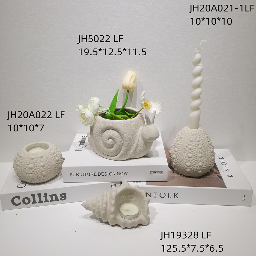 Home Party Tischdekoration Keramik Sukkulenten Topf Muschelförmige Kaktus Topf Pflanzer Blumentopf 9
