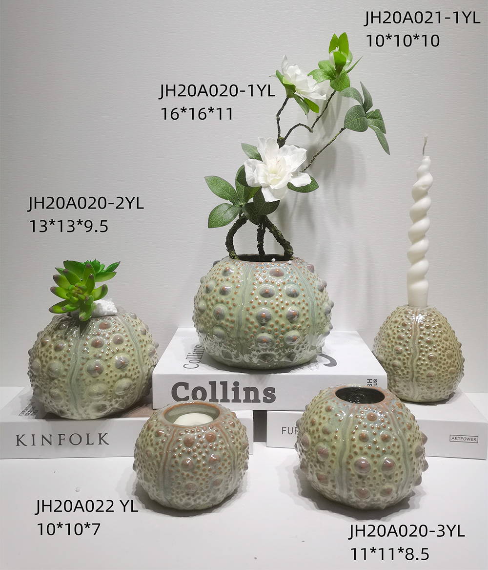 Jarrones de flores secas con forma de hojas para decoración del hogar, estilo bohemio moderno, para mesa de cena de boda y fiesta 2
