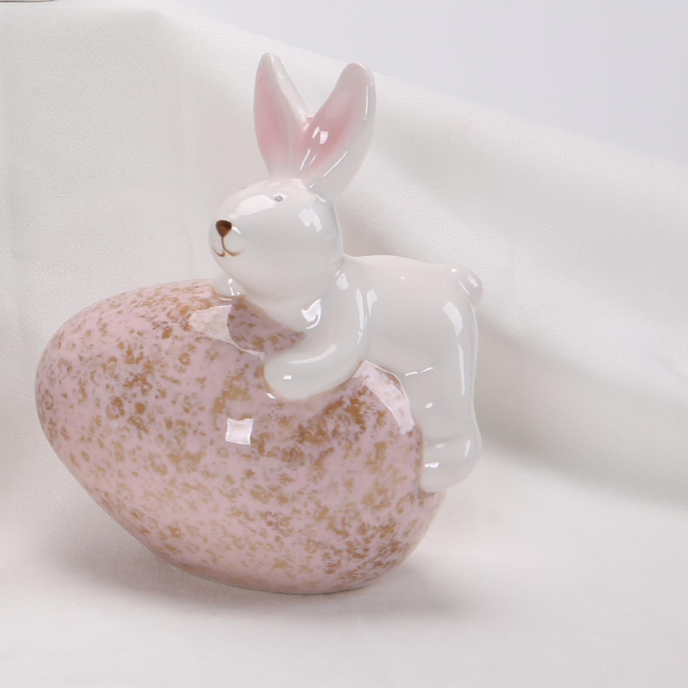 Ostern Keramik Hase Kaninchen Figuren Porzellan Geschenk Moderne Nordische Tier Statue für Dekoration Einrichtung Wohnkultur 5