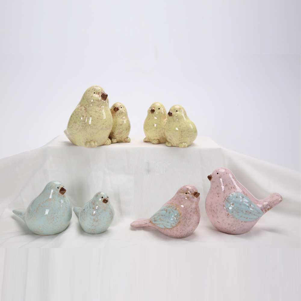 Keramik Henne Hahn Huhn Geflügel Handwerk Dekor Ostern Charme Maskottchen Orops Statue Decor 2