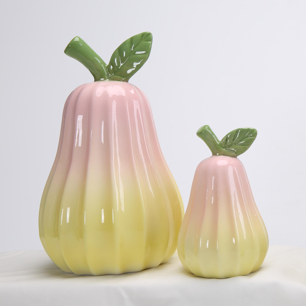 2025 Ostern Dekor Simulation Obst Keramik Apfel/Birne Handwerk Wohnzimmer Wohnkultur 3