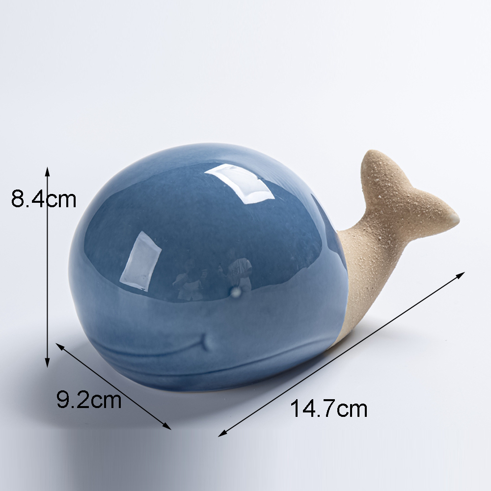 Großhandel Keramik Ozean Whale Candlestick Kreative Aromatherapie Herd Keramik Handwerk 6